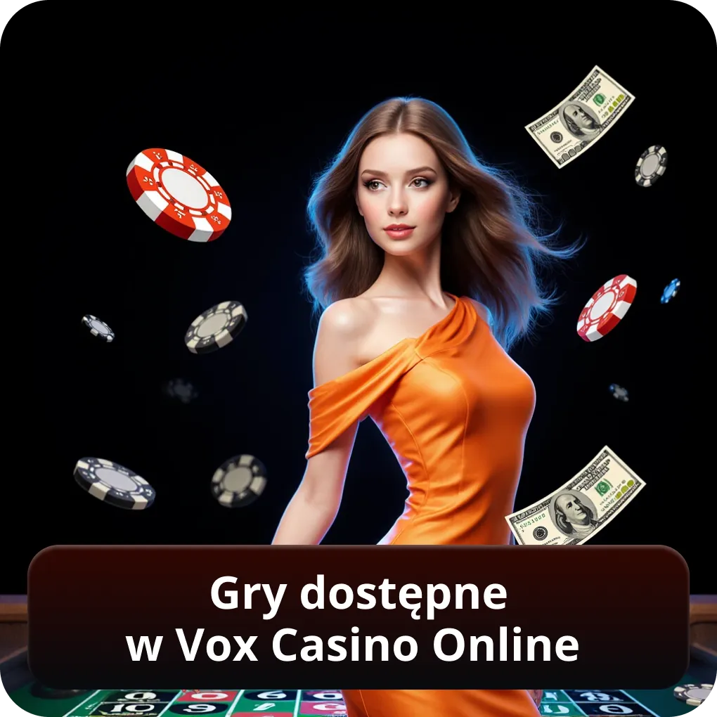 Gry dostępne w Vox Casino Online